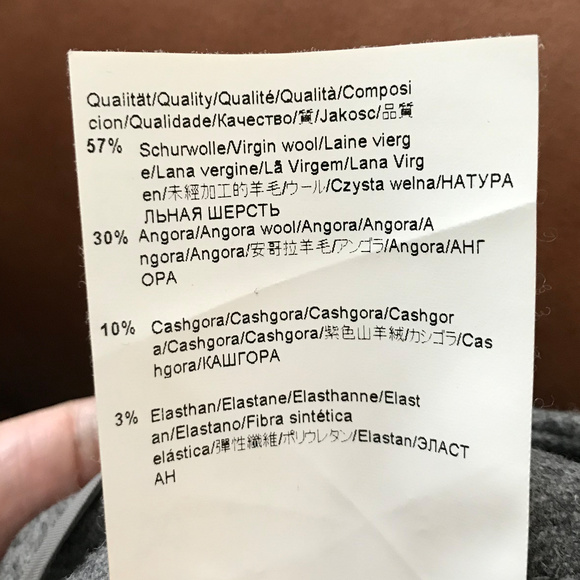 Hugo Boss grey wool & angora pencil skirt size 6 - Picture 7 of 8